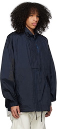 A. A. Spectrum Navy & Blue Alleycat Reversible Jacket