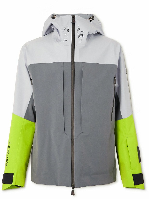 Photo: Moncler Grenoble - Brizon Colour-Block Ski Jacket - Gray