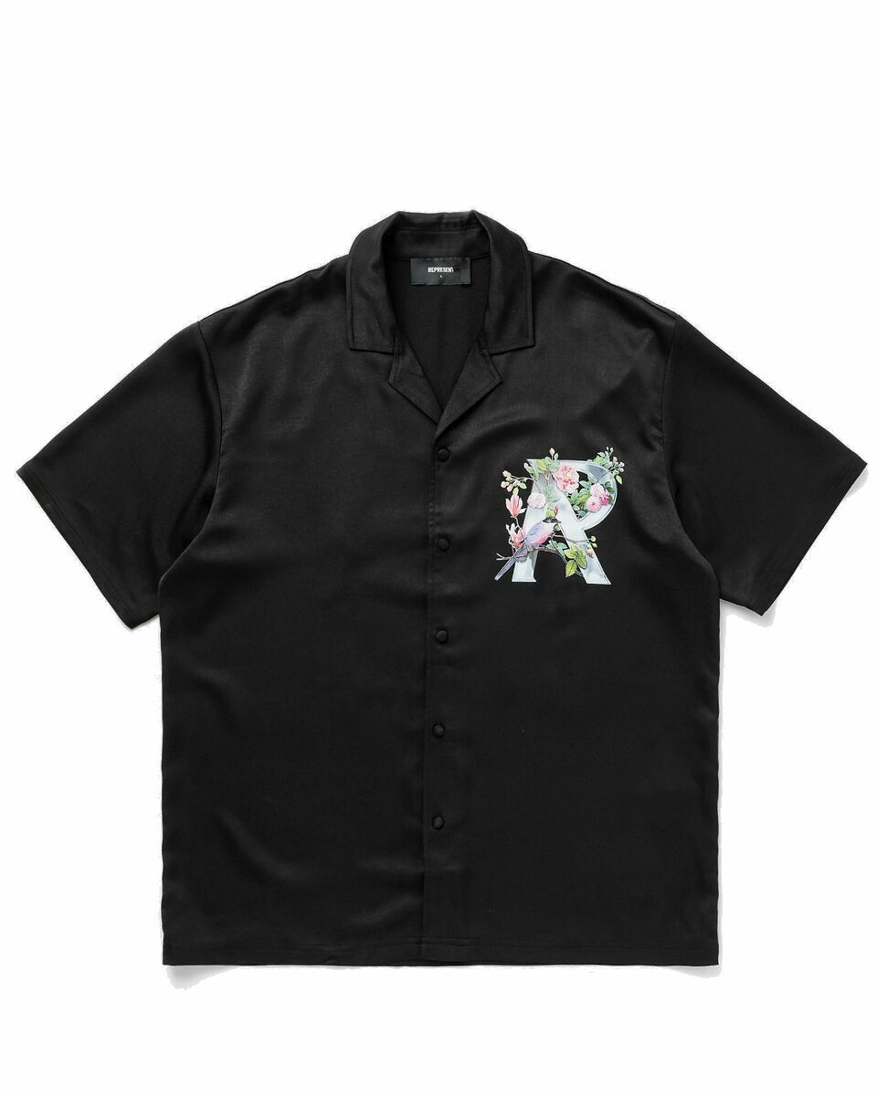 Photo: Represent Floral R Shirt Black - Mens - Shortsleeves