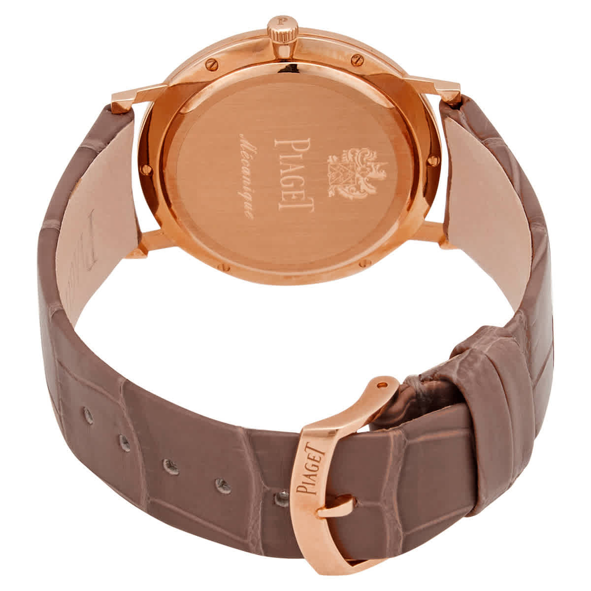 Piaget Altiplano White Dial 18kt Rose Gold Ladies Watch G0A39105