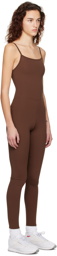 Girlfriend Collective Brown Cami Unitard