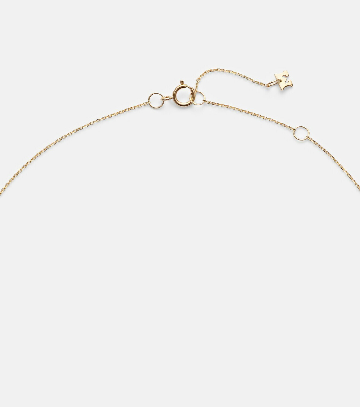 Mateo 14kt gold pendant necklace with pearl and diamond
