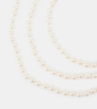 Alessandra Rich Layered pearl necklace