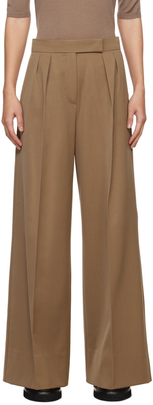 Photo: Max Mara Brown Libbra Trousers