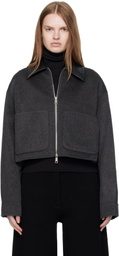 Nanushka Gray Phebe Jacket