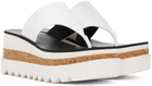 Stella McCartney White Sneak-Elyse Platform Thong Sandals