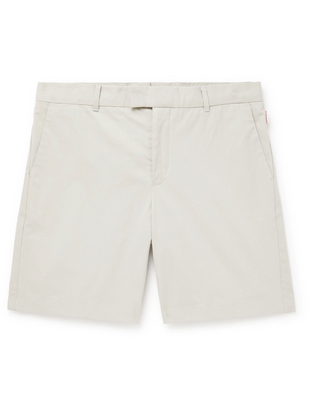 Photo: Orlebar Brown - Levens Slim-Fit Cotton Shorts - Gray