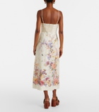 Zimmermann Alchemy floral linen midi dress