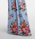 Dolce&Gabbana Floral silk-blend gown