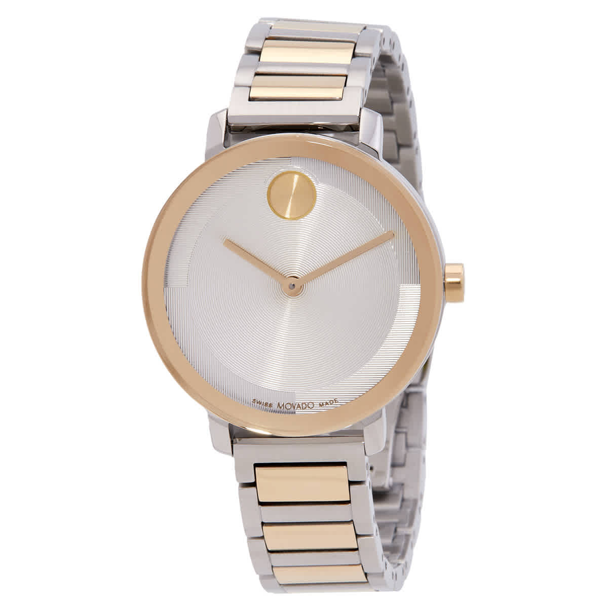 Movado BOLD Evolution 2.0 Quartz Silver Dial Ladies Watch 3601105 Movado