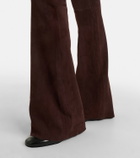 Stouls Pawlonia suede flared pants