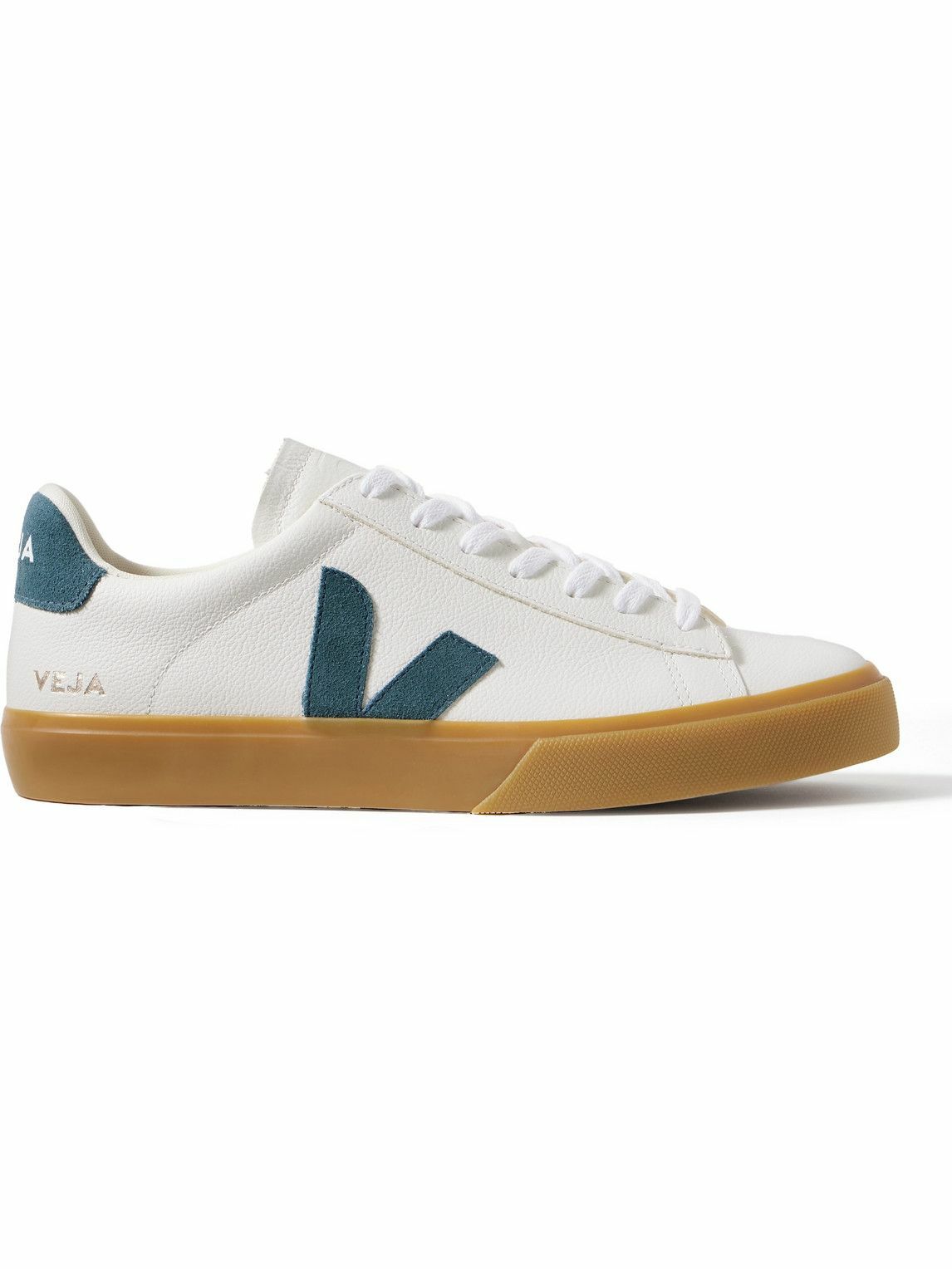 Veja - Campo Suede-Trimmed Leather Sneakers - White VEJA