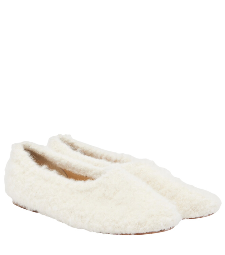 Photo: Gabriela Hearst Emperor shearling ballet flats