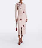 Erdem Floral-appliqué cardigan