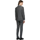 Boss Grey Striped Novan Suit