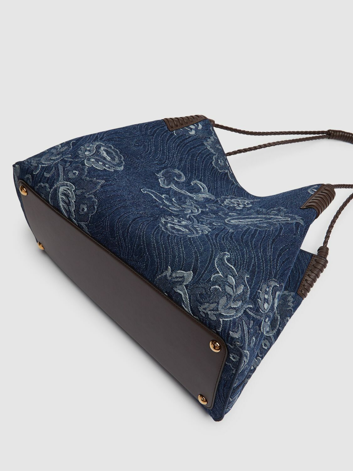 【送料&関税込】Etro Libra Media Denim Jacquard Bag ETRO Medium Libra Denim Jacquard Bag Etro