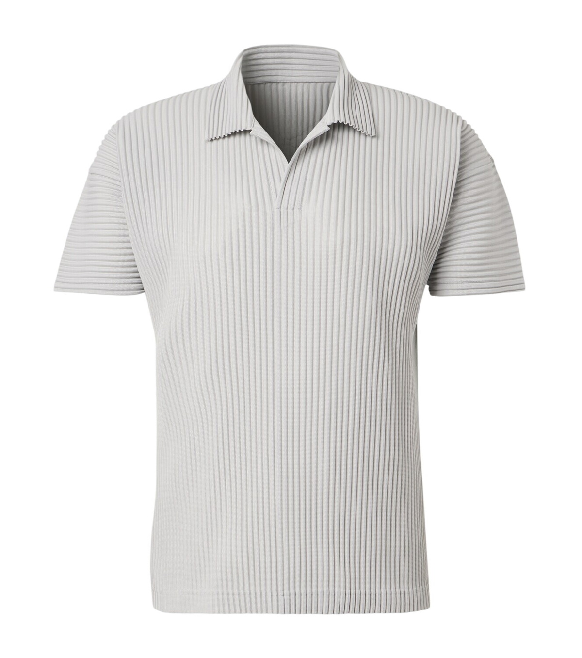 HOMME PLISSÉ ISSEY MIYAKE White Bow-Tie Press Shirt Homme Plisse