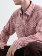 Corridor - Americana Checked Cotton Shirt - Red
