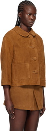 Marc Jacobs Tan Doll Suede Jacket