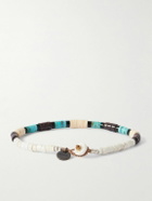 Mikia - Silver Multi-Stone Beaded Bracelet - White