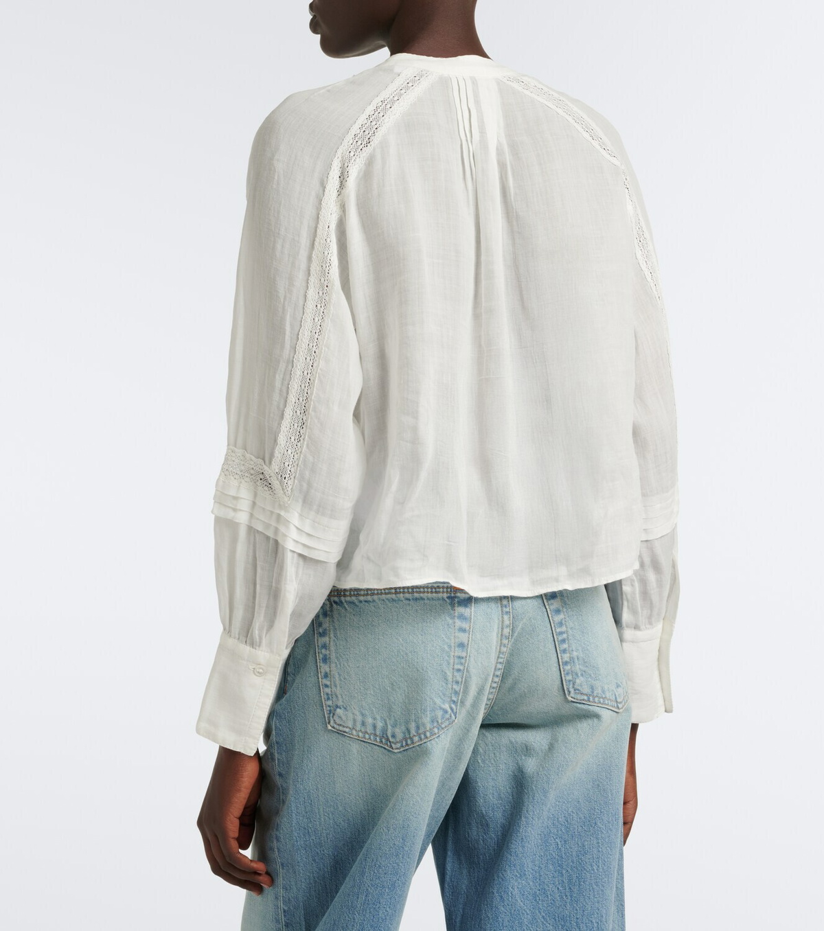 Veronica Beard Sawyer ramie blouse