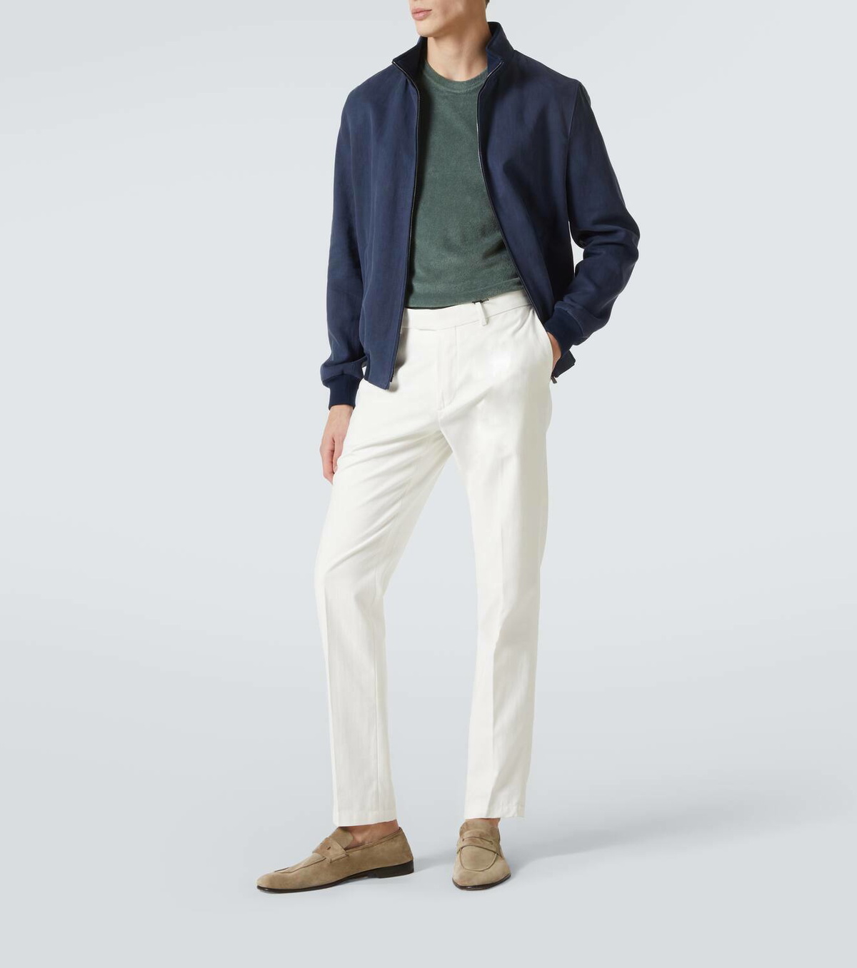 Thom Sweeney Cotton jersey T-shirt