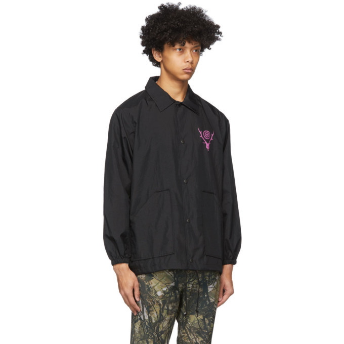 South2 West8 Black Coach Jacket South2 West8