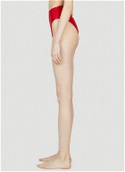 Ziah 90'S High Waist Bikini Bottoms female Red
