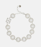Magda Butrym Crystal-embellished faux pearl necklace