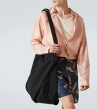 Dries Van Noten Leather-trimmed canvas shoulder bag