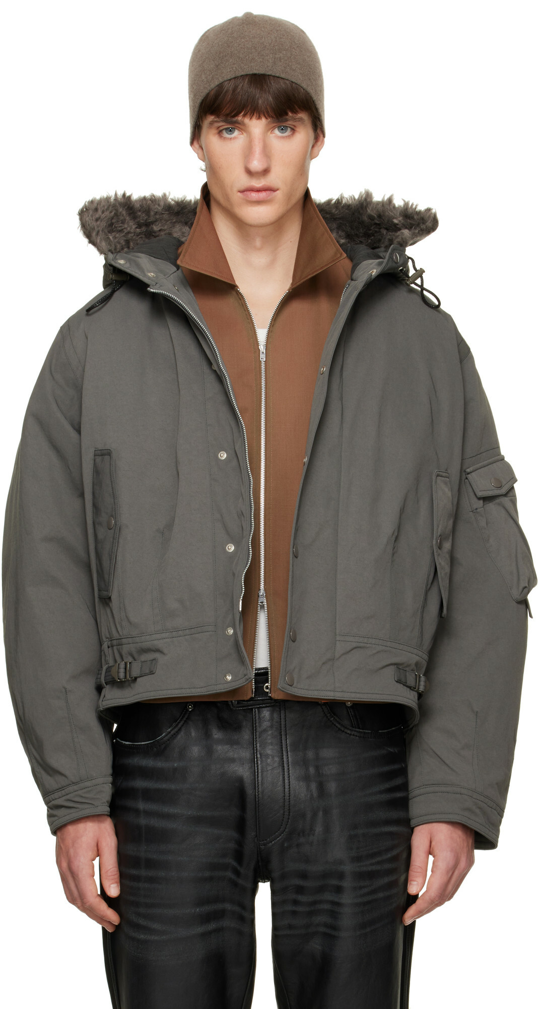 OUR LEGACY Gray Orbit Jacket
