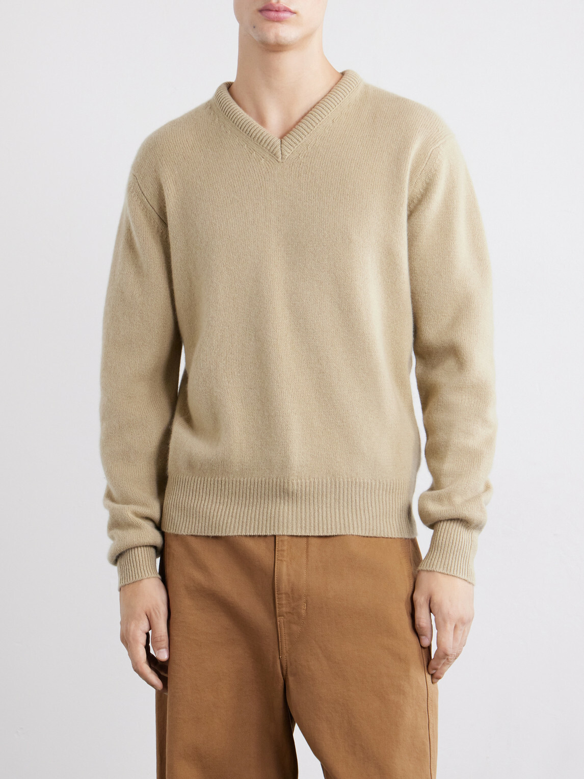 LEMAIRE - Cashmere Sweater - Neutrals