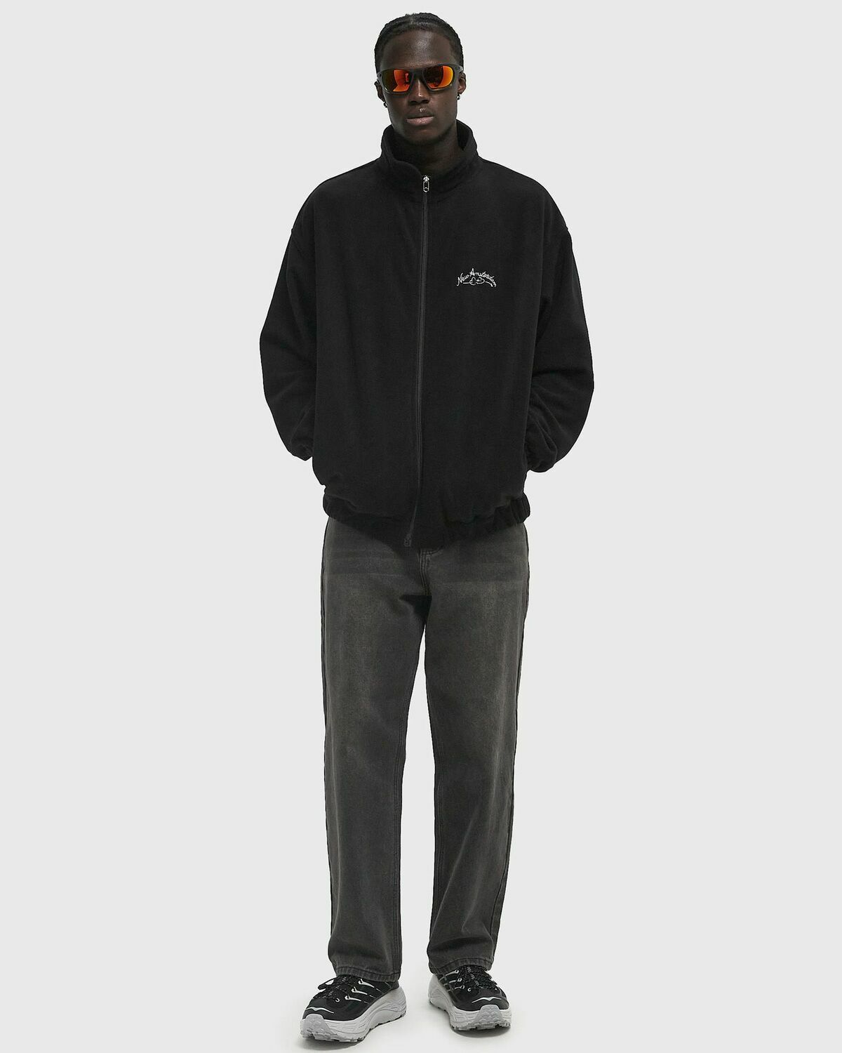 New Amsterdam FLEECE TRACK JACKET pink Mens Fleece Jacket