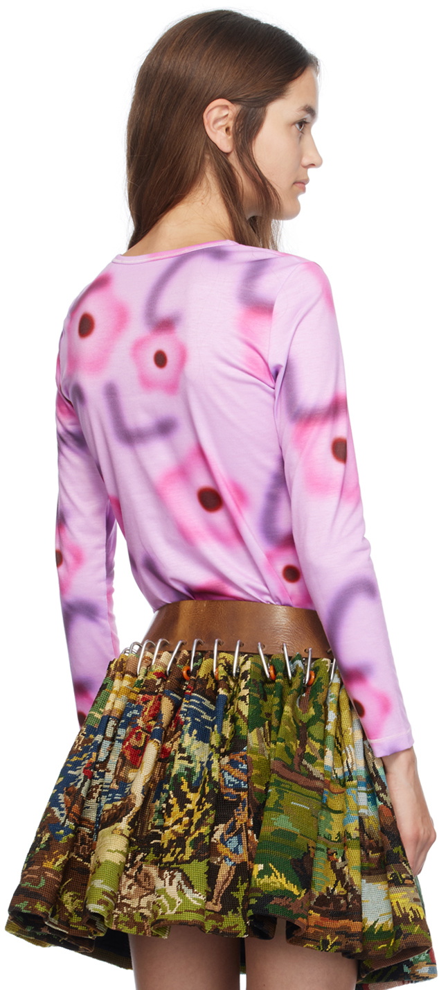 Chopova Lowena Pink Cl Girl Long Sleeve T-Shirt Chopova Lowena