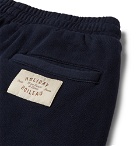 Holiday Boileau - Tapered Fleece-Back Cotton-Jersey Sweatpants - Navy