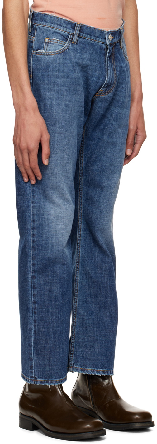 PALMER Blue Distressed Jeans