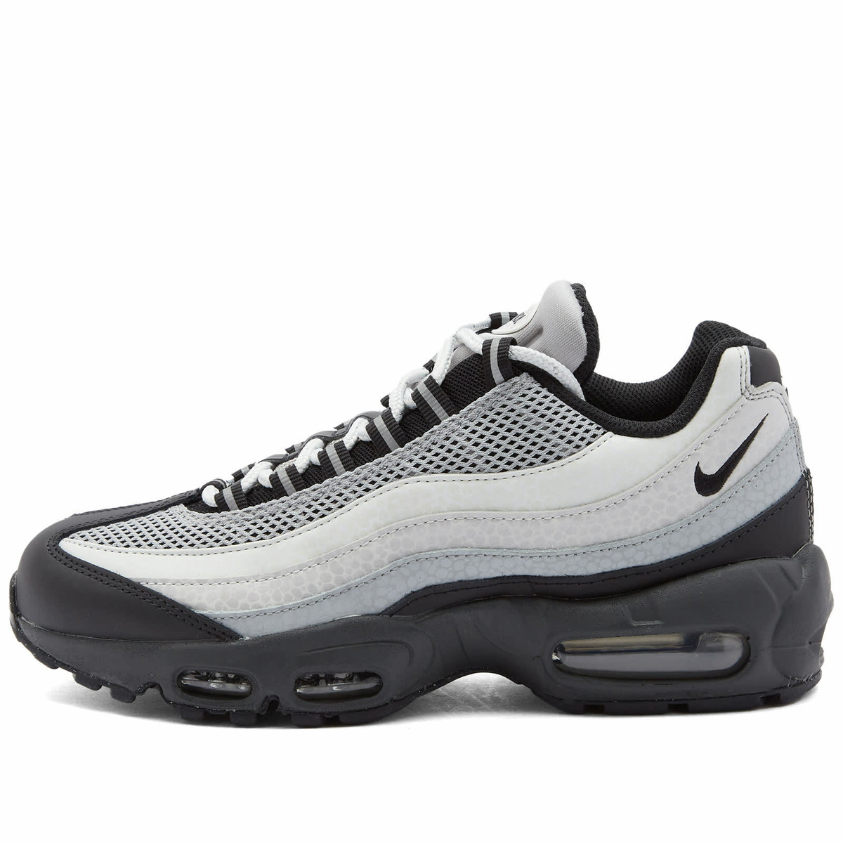 Air Max 95 Black White Smoke Grey Nike Nike Men's Air Max 95 Shoes