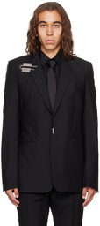 Givenchy Black U-Lock Blazer