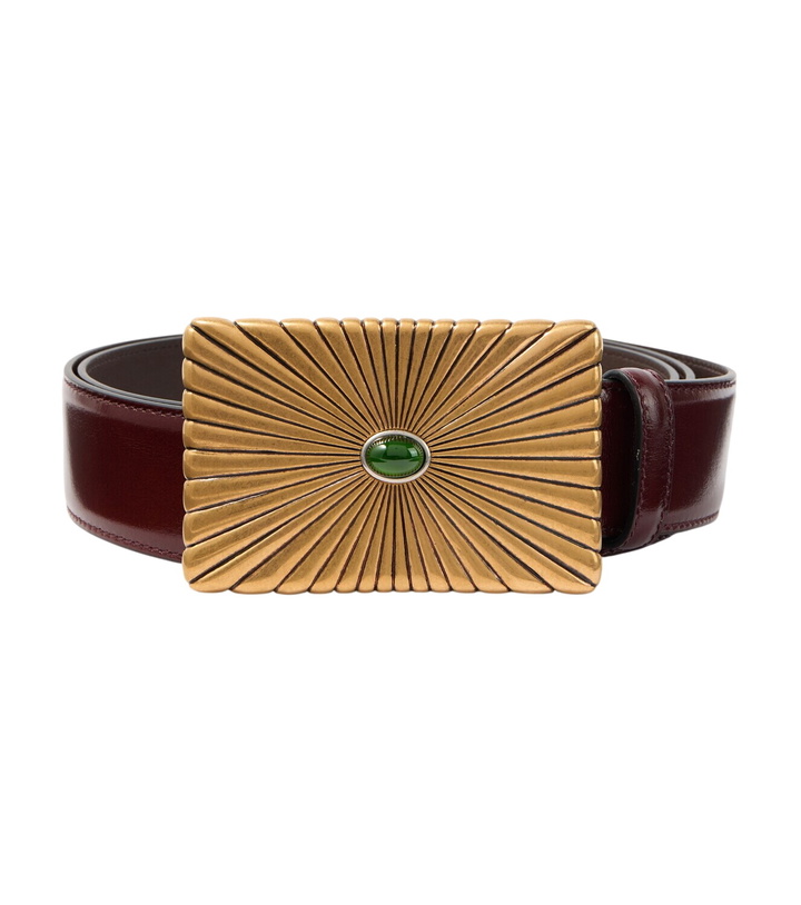 Photo: Versace Embellished leather belt