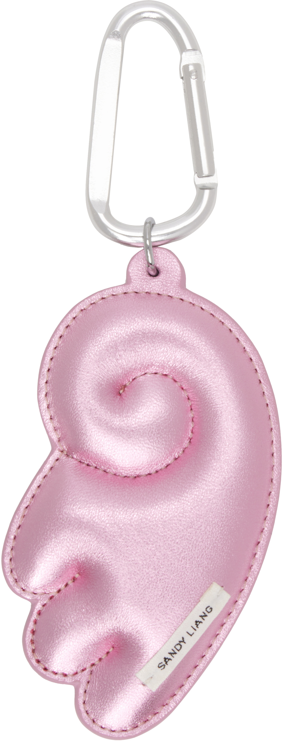 Sandy Liang Pink Wing Bag Charm Keychain Sandy Liang
