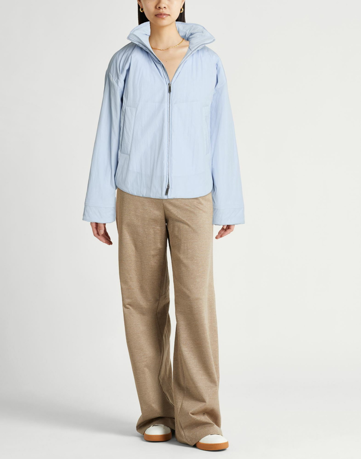 Emporio Armani Womens Jacket Light in Blue