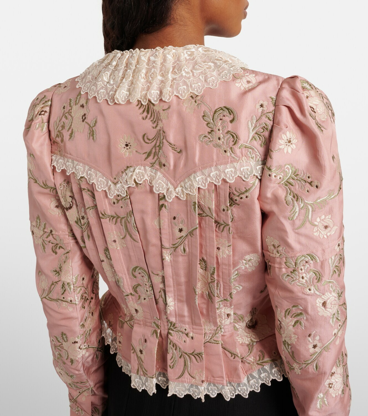Chloé Silk-blend taffeta jacquard jacket Chloe