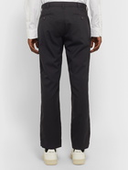 COMME DES GARÇONS HOMME - Slim-Fit Tapered Wool-Hopsack Suit Trousers - Black