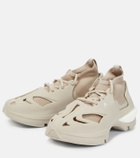 Adidas by Stella McCartney - Solarglide rubber and mesh sneakers