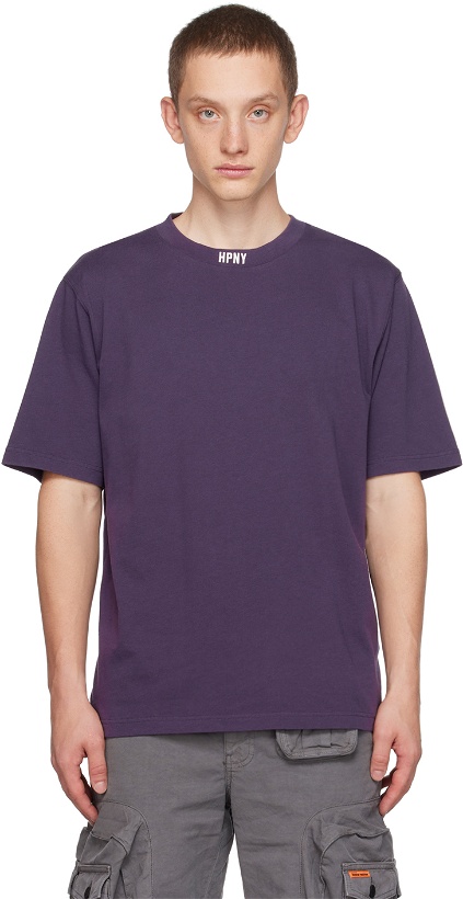 Photo: Heron Preston Purple 'HPNY' T-Shirt