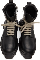 Rick Owens Black Bozo Tractor Army Boots