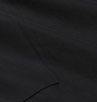 UMIT BENAN B - Slim-Fit Wing-Collar Bib-Front Cotton Shirt - Black