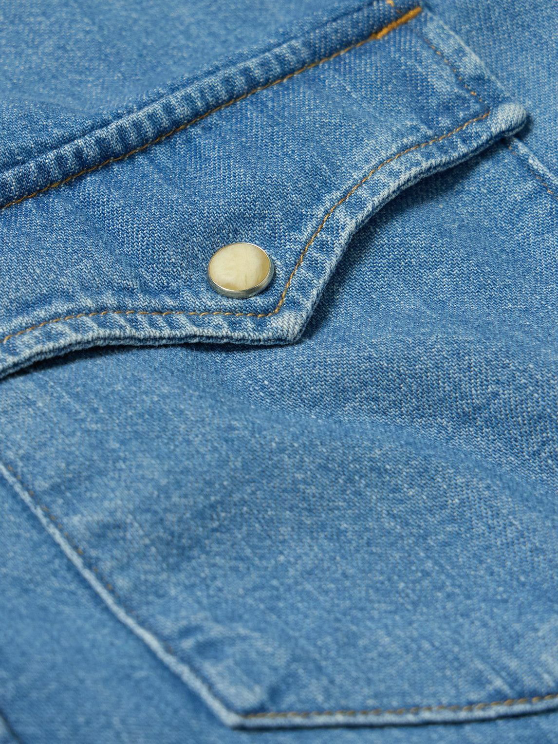 Nudie Jeans - George Denim Western Shirt - Blue Nudie Jeans Co