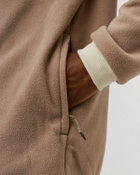 Adidas Wander Hour Snap Fleece Brown Half Zips