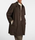 The Row Hawkins cotton and cashmere car coat